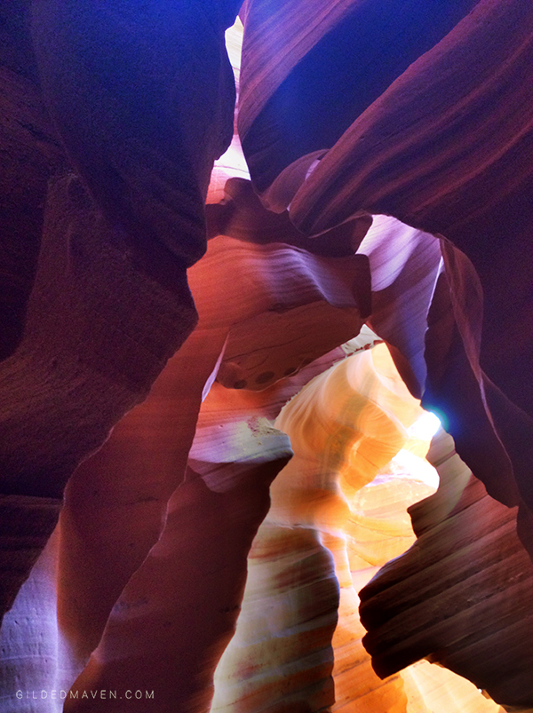 #BUCKETLIST - Exploring Lower Antelope Canyon in Arizona with GildedMaven.com!