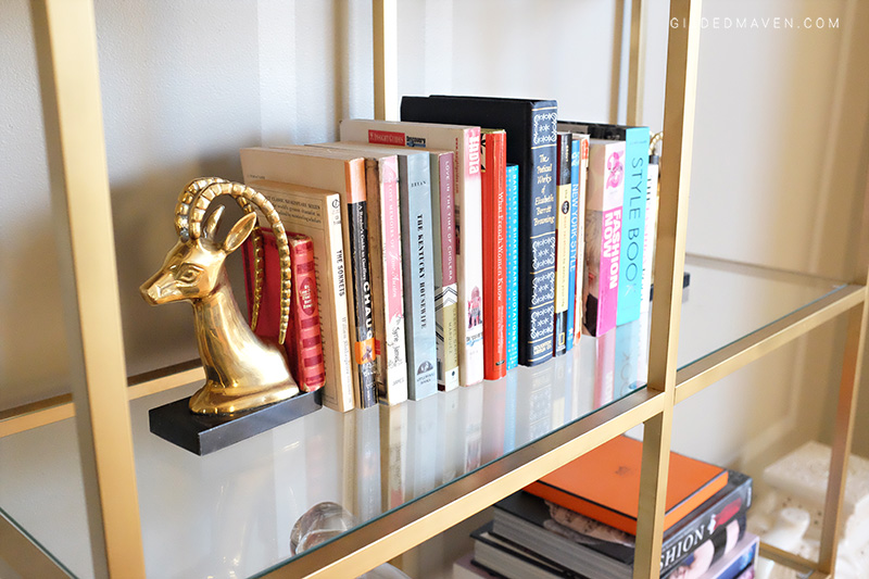 DIY Hollywood Regency Gold Ikea Shelf Hack!