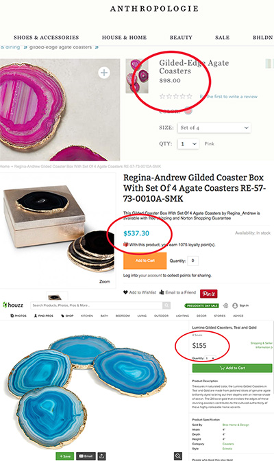 Agate Coaster DIY for under $50